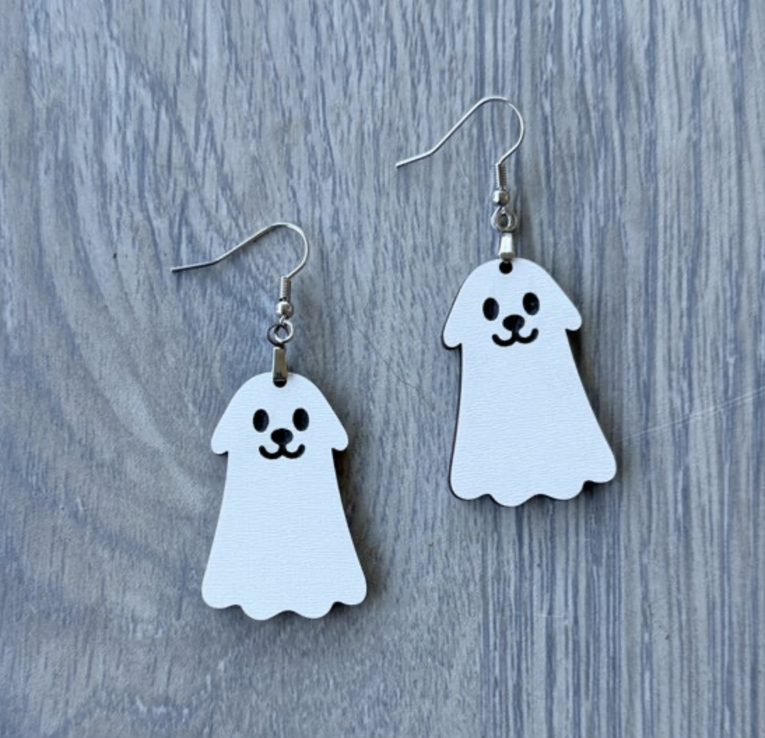 Ghost Dog Earrings